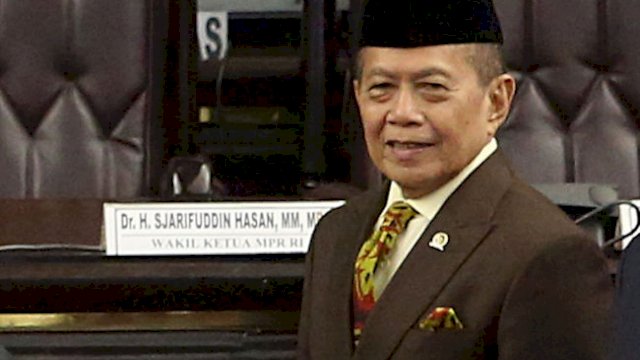 Wakil Ketua MPR RI Sjarifuddin Hasan (int)