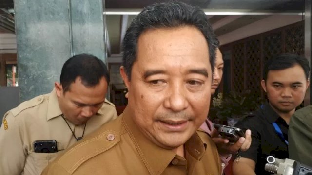 Direktur Jenderal Politik dan Pemerintahan Umum (Dirjen Polpum) Kemendagri Bahtiar. ANTARA/Boyke Ledy Watra