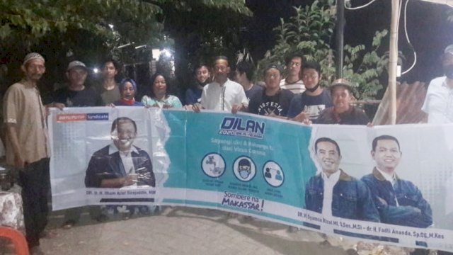 Katimbang Community resmi dikukuhkan sebagai bagian dari mesin pemenangan Dilan, Senin (21/9/2020).