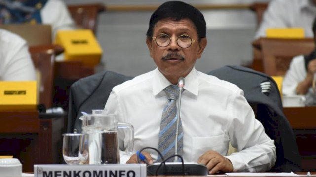 Menteri Komunikasi dan Informatika Johnny G Plate (int)