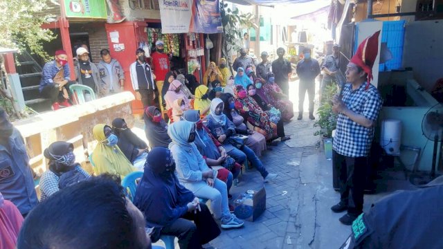  Kandidat nomor urut 3, Syamsu Rizal kembali melakukan kampanye di zona 4