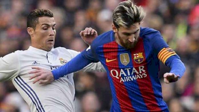 Lionel Messi dan Cristiano Ronaldo (int)