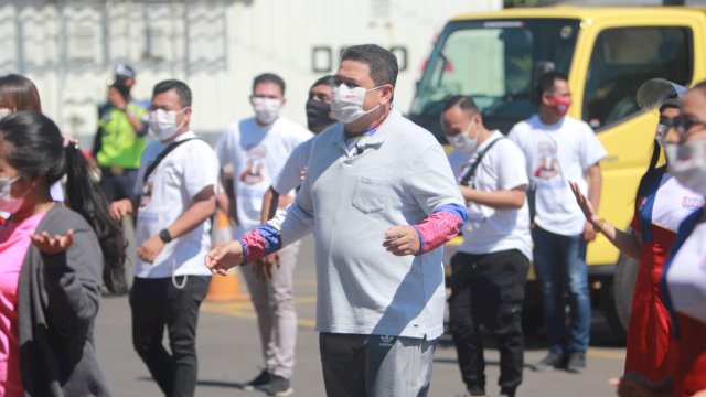 Kampanye Virtual Senam Massal Appi-Rahman diikuti 2222 orang yang tersebar di 38 Kelurahan.