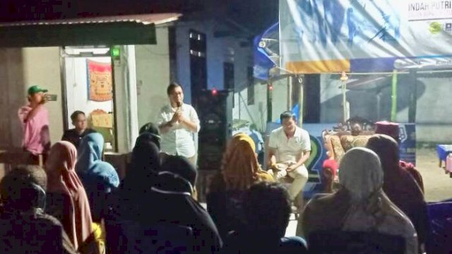 Calon Wakil Bupati Luwu Utara, Suaib Mansur kampanye di Desa Kariango.