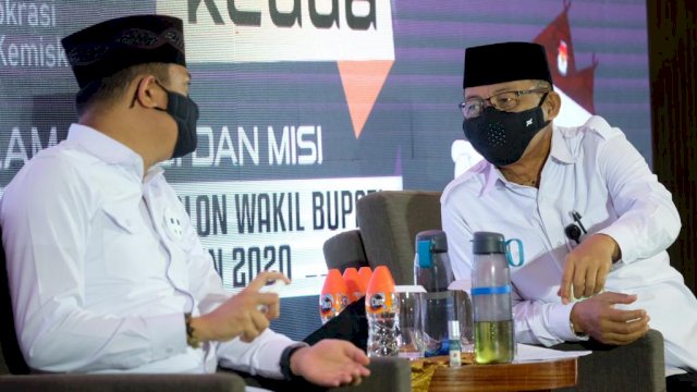 Pasangan Bupati dan Wakil Bupati Gowa, Adnan Purichta Ichsan-Abdul Rauf Malaganni Kr Kio (Adnan-Kio).