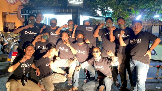 Sudut Kota Community ajak warga makassar dukung Syamsu Rizal-Fadli Ananda (Dilan). 