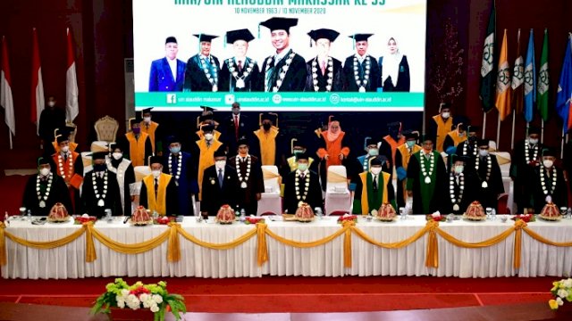 Hadiri Dies Natalis UIN Alauddin, Nurdin: Dukung Kecerdasan Anak-anak di Pulau Lewat KKN