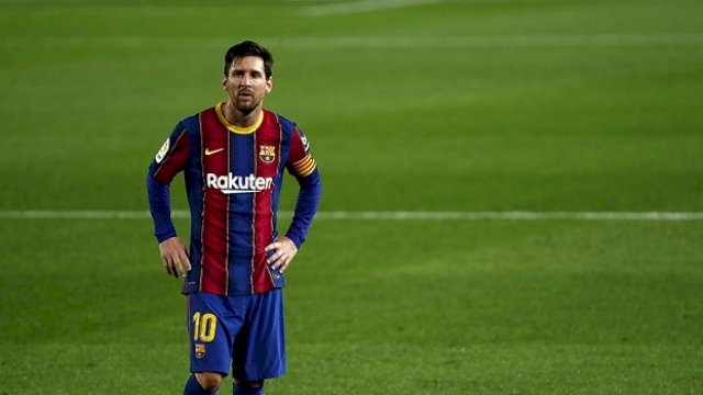 Bintang Barcelona Lionel Messi. (AP Photo)