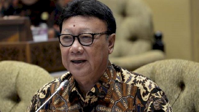 Menteri Pemberdayaan Aparatur Negara dan Reformasi Birokrasi Tjahjo Kumolo. (int)