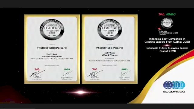 Sucofindo Kembali Meraih Prestasi Membanggakan