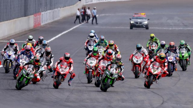 Balap motor superbike WorldSBK. (int)