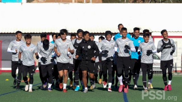 Timnas U-19 sudah tidak khawatir soal cuaca dingin di Spanyol (Dok. PSSI)