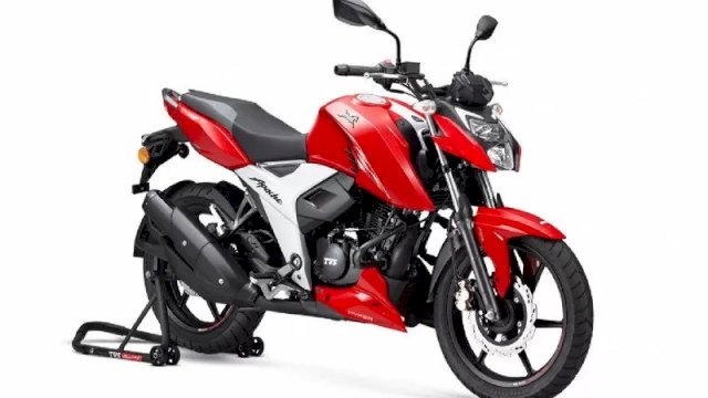 TVS Apache RTR 160 4V model tahun 2021 (ANTARA/TVS Global)