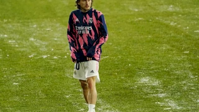 Gelandang Real Madrid asal Kroasia Luka Modric.(REUTERS/VINCENT WEST)