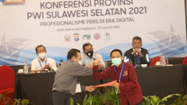 Konferprov PWI Sulsel Berjalan Lancar, Agus: Terima Kasih Pengurus dan Anggota