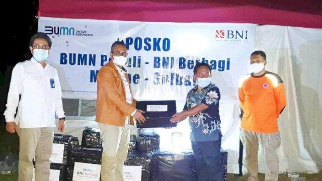BNI Salurkan Bantuan untuk Korban Gempa Sulbar