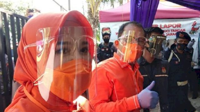 Pasangan Walikota dan Wakil Walikota (Wawali) Makassar terpilih, Danny Pomanto-Fatmawati Rudi. (int)