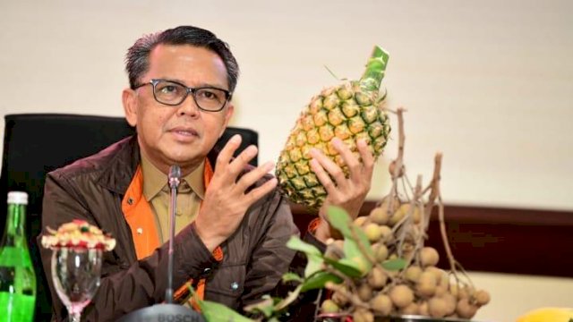 Coffee Morning Bareng OPD, Nurdin Pamer Buah-buahan Hasil Kebun Sendiri di Bantaeng