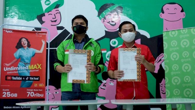 Telkomsel Makassar dan Gojek Perkuat Program Merdeka Belajar Jarak Jauh
