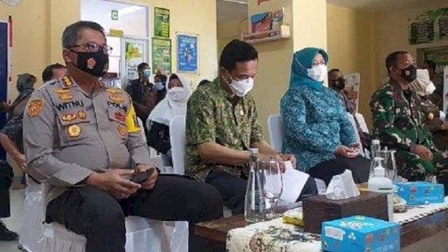 Pj Walikota Makassar Prof Rudy Djamaluddin dan pejabat forkopimda akan disuntik vaksin Covid-19 di Puskesmas Makkasau hari ini. (int)
