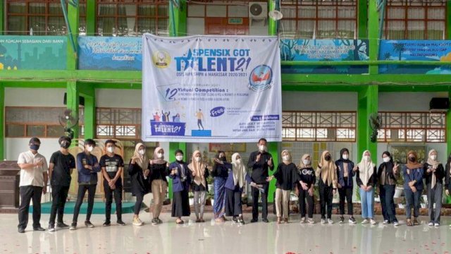 Organisasi Siswa Intra Sekolah (OSIS) SMP Negeri 6 Makassar menggelar Spensix Got Talent 2021.