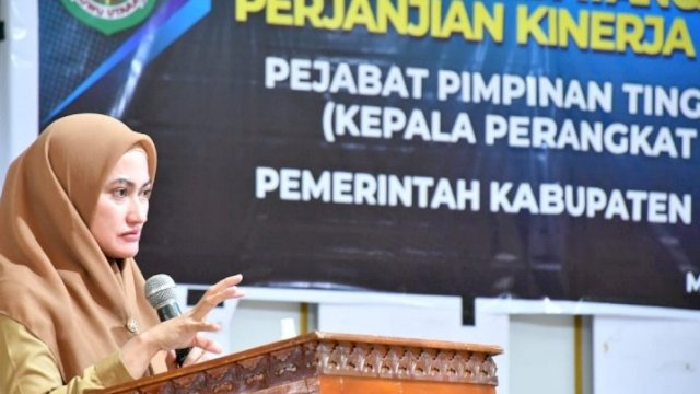 Bupati Luwu Utara Indah Putri Indriani.