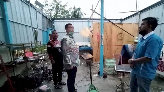Bupati Pangkep Kunjungi Korban Puting Beliung Tanpa Didampingi Pejabat