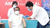 Disuntik Vaksin Covid-19 Kedua, Nurdin: Nasfu Makan Bertambah