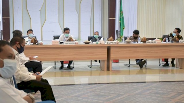 Rakor panitia pelaksanaan Pilkades Serentak tingkat Kabupaten Luwu Utara.