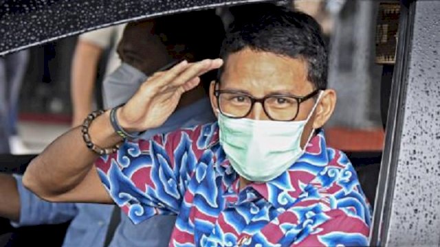 Menteri Pariwisata dan Ekonomi Kreatif Sandiaga Salahudin Uno.