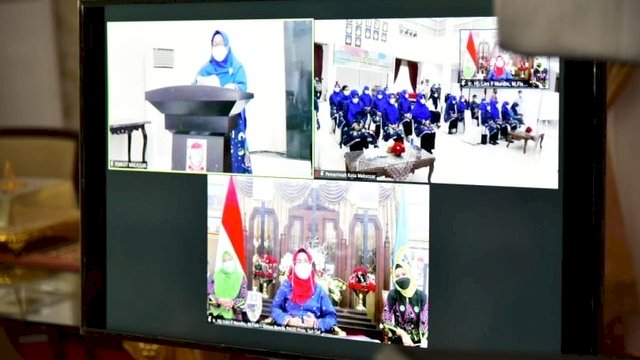 Kukuhkan Pengurus Pokja Bunda PAUD Makassar, Ini Harapan Lies F Nurdin