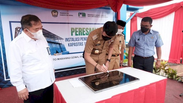 Adnan Resmikan IPA PDAM Berkapasitas 100 Liter per Detik