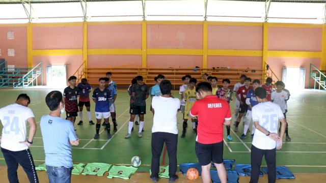 Hadapi Pra-Porprov, Tim Futsal Lutim Gelar Seleksi Pemain