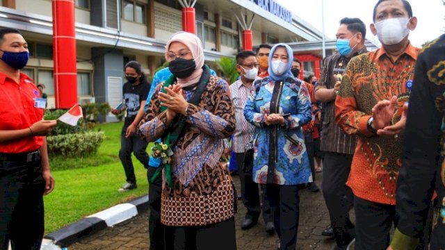 Wawali Makassar Dampingi Menaker Resmikan Aula BLK Makassar