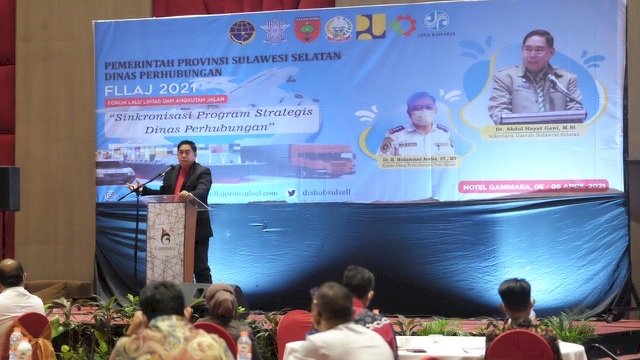 Buka FLLAJ, Ini Pesan Abdul Hayat kepada Dinas Perhubungan Sulsel