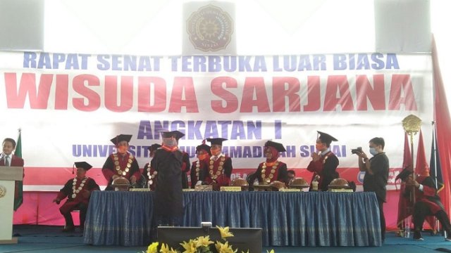 497 Mahasiswa Universitas Muhammadiyah Sinjai Diwisuda