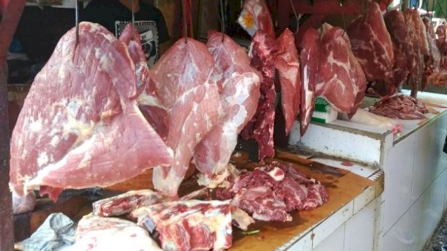 Ilustrasi: Penjual daging sapi. (int)