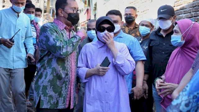 Kunjungi Korban Kebakaran di Bontoduri, Walikota: Saya Ini Anak Lorong