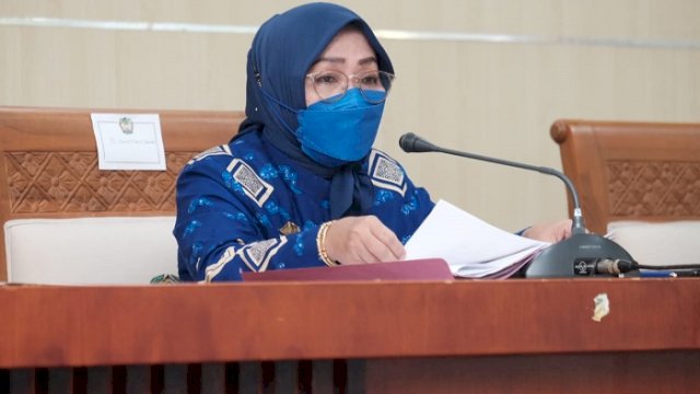 Penjabat Sekretaris Kabupaten Gowa Hj Kamsina.