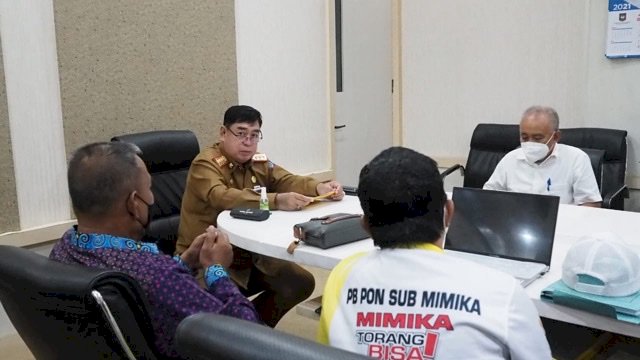 Bertemu Sekprov, KKSS Mimika Dukung Penuh Atlet Sulsel di PON Papua