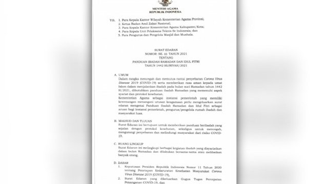 Pemerintah Siapkan Panduan Ibadah saat Ramadhan dan Idul Fitri, Ini Poin-poinnya
