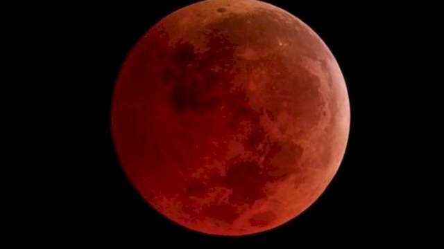 Ilustrasi - Gerhana bulan total. (int)