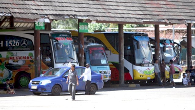 Ilustrasi: Suasana Terminal Regional Daya Makassar. (int) 