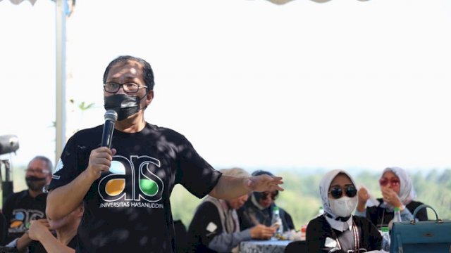 Walikota Makassar Moh Ramdhan Pomanto menghadiri silaturahmi IKA Arsitek Unhas di Tokka, Minggu (30/5/2021).