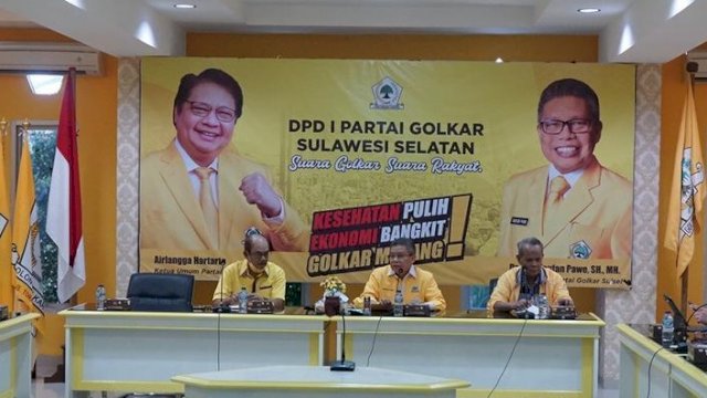 Pengurus DPD Golkar Sulsel Dilantik Pertengahan Juni secara Virtual