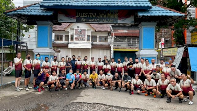 MCC Gowes Halal Bihalal Keliling Kota Makassar