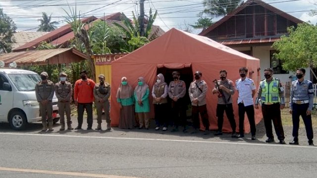 Larangan Mudik, Perbatasan Sinjai-Bone Dijaga Ketat Petugas