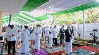 Plt Gubernur Sulsel Shalat Idul Fitri di Halaman Rumah Jabatan