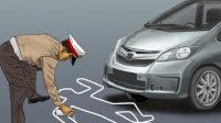Bocah Usia Tujuh Tahun Tewas Tertabrak Mobil di Makassar