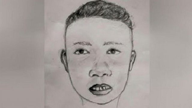 Sketsa wajah korban pembunuhan di Maros. (int)